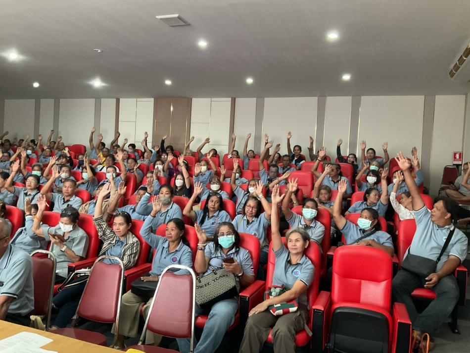 โรงพยาบาลส่งเสริมสุขภาพตำบลทับมา กองสาธารณสุขและสิ่งแวดล้อมเทศบาลตำบลทับมา อบรมให้ความรู้โครงการสร้างเสริมสุขภาพเชิงรุก เพื่อลดภาวะคลอดก่อนกำหนด