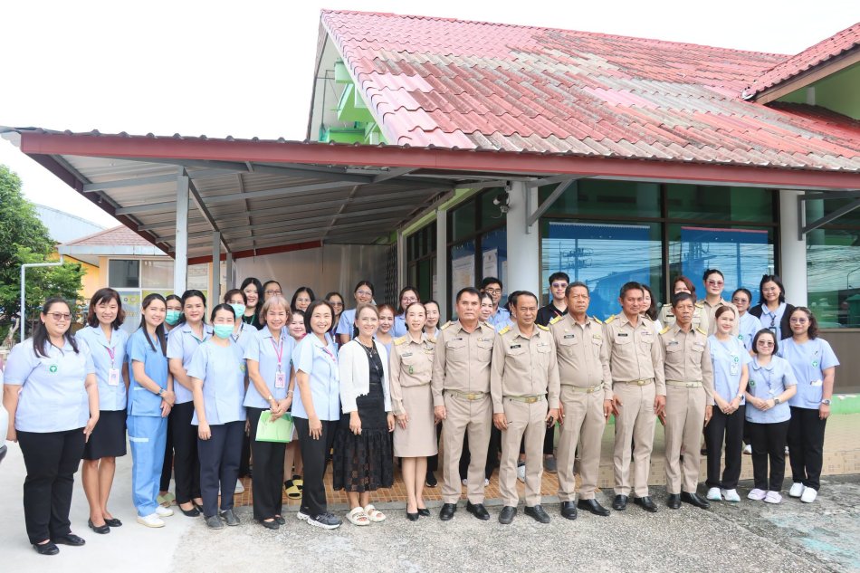 เทศบาลตำบลทับมา ร่วมประเมินคุณภาพและมาตรฐานหน่วยบริการปฐมภูมิเครือข่าย CUP โรงพยาบาลระยอง