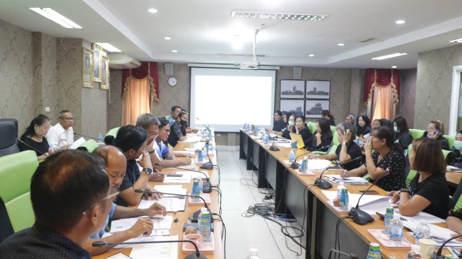 เทศบาลตำบลทับมาจัดประชุมพิจารณาโครงการที่ได้รับการสนับสนุนตามแผนงาน ประจำปีงบประมาณ พ.ศ. 2570 กองทุนพัฒนาไฟฟ้าเขตนิคมอุตสาหกรรมมาบตาพุด จังหวัดระยอง