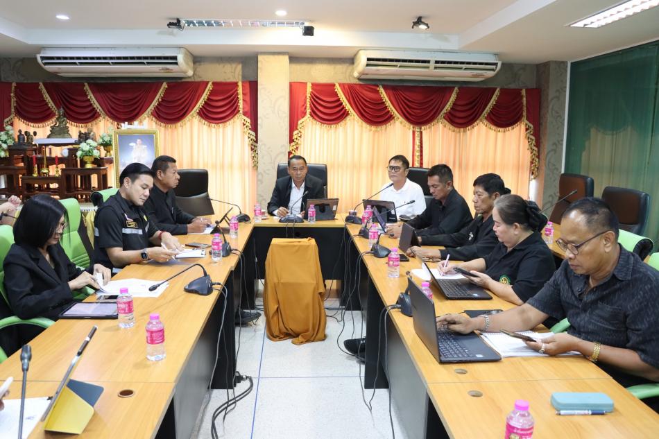 เทศบาลตำบลทับมา ประชุมผู้บริหารเทศบาลตำบลทับมา ครั้งที่ 7/2569 ประจำปี พ.ศ. 2569