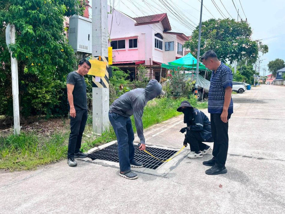 เทศบาลตำบลทับมา ลงพื้นที่ปรับปรุงแก้ไขระบบสาธารณูปโภคอย่างต่อเนื่อง เตรียมวางแผนแก้ไขผิวจราจร รองรับงบประมาณปี 2570