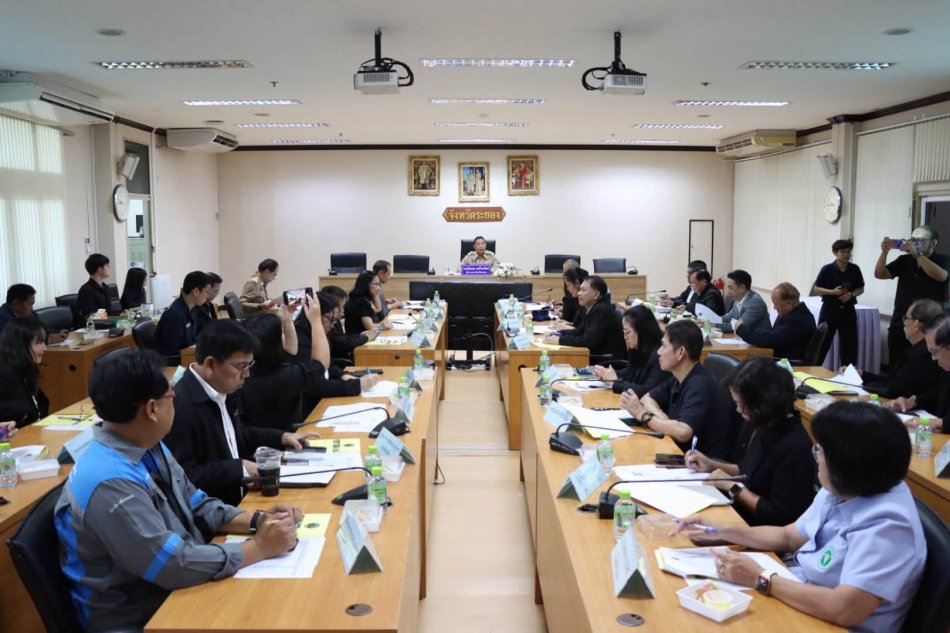 เทศบาลตำบลทับมา ร่วมประชุมคณะกรรมการบริหารงานจังหวัดแบบบูรณาการจังหวัดระยอง (ก.บ.จ.รย.) ครั้งที่ 5/2569