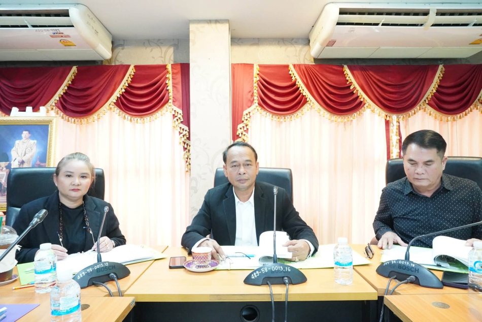 เทศบาลตำบลทับมา จัดประชุมคณะกรรมการศูนย์ปฎิบัติป้องกันและปราบปรามยาเสพติดเทศบาลตำบลทับมา