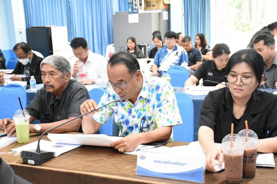 เทศบาลตำบลทับมา ร่วมประชุมคณะกรรมการประสานงานแผนพัฒนาท้องถิ่นแบบบูรณาการขององค์กรปกครองส่วนท้องถิ่นในระดับอำเภอเมืองระยอง